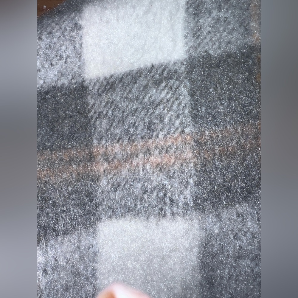Very Nice Gb Coat Flannel-Soft-Size Med. Grey/Brown View 5